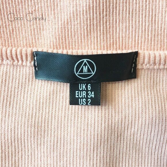 🆕Missguided Cropped Long Sleeve Cream Top - Picture 7 of 8